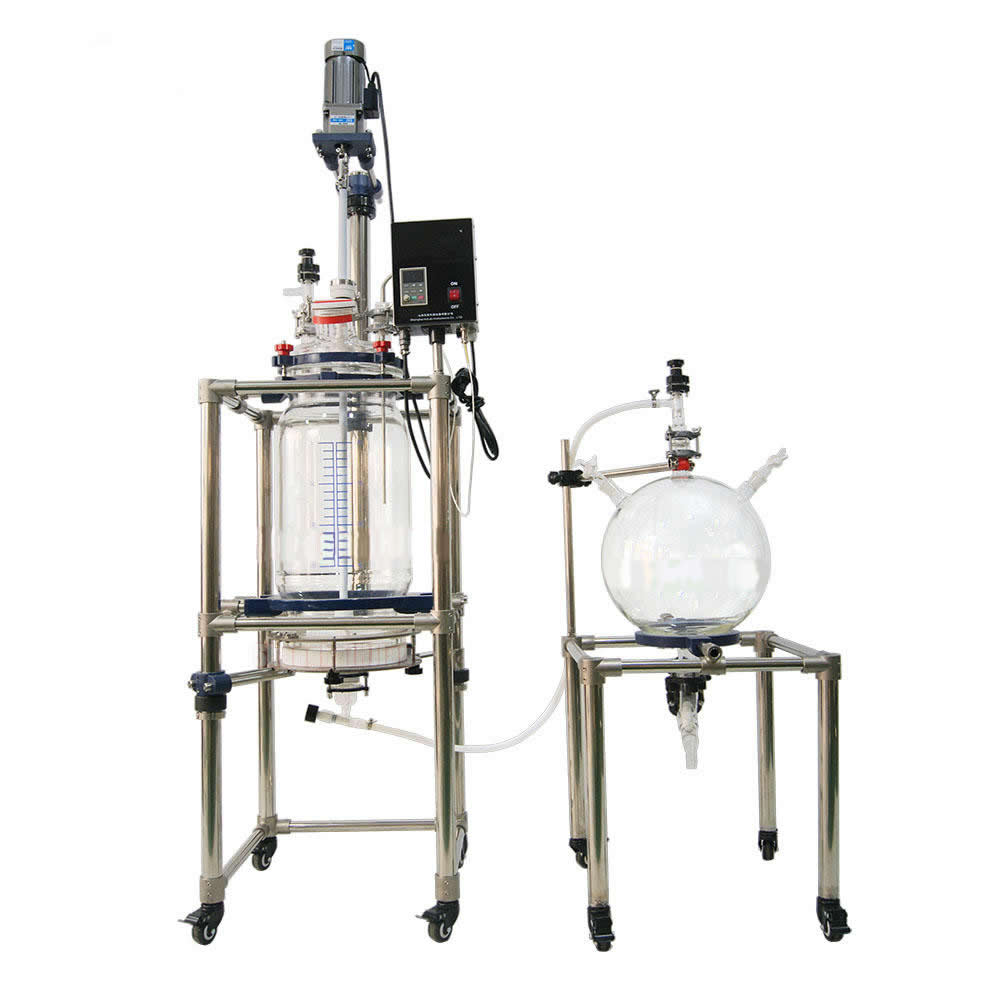 河南益源儀器玻璃結晶反應釜/玻璃